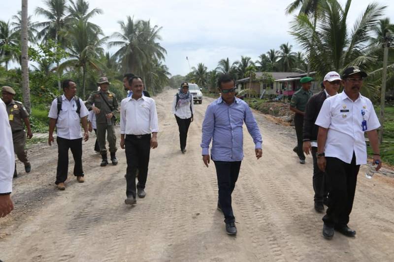 Bupati Monitoring Pembangunan Desa Bebatu dan Sengkong